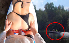 Alisa Lovely: Ci hanno notato vero rischioso all'aperto per scopata dalla riva...