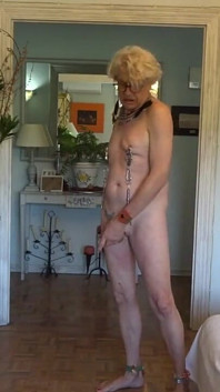 Spanish Shemale Whore Flagellates Her Cock