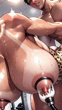 Une fille de gym à gros nichons se fait baiser la chatte