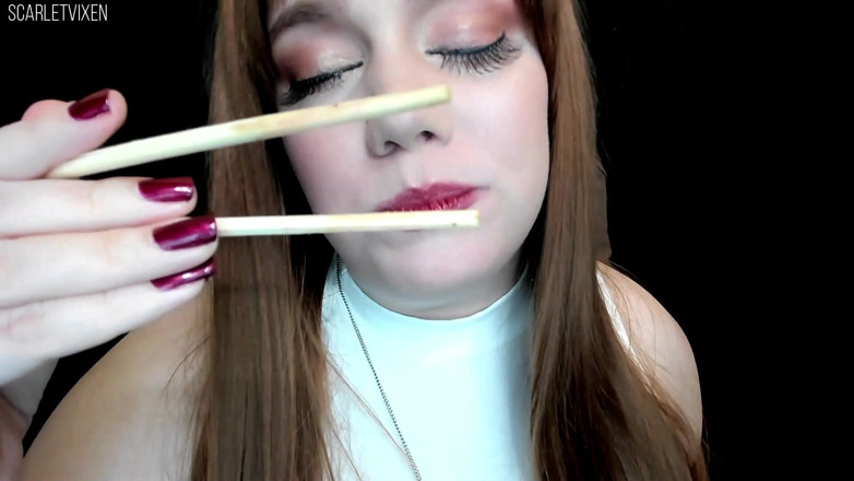 Scarlet Vixen: Przerwa na lunch Giantess Sushi
