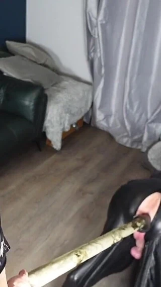 Training Zero: Dildo on a Stick Femdom Bondage
