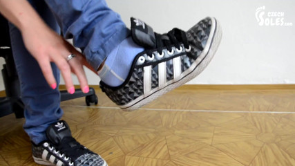 Czech Soles - foot fetish content: Regina's socks worship POV