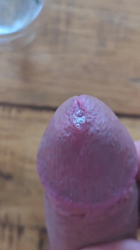 Arab with Beautiful Big Dick Cumshot in Glass ( Clarabitch)