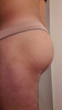 Ass in Girls Underwear