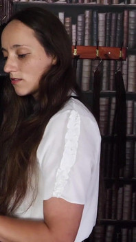 Corporal Punishment Job Interview Mistress Elysia Interviews Slave Mila for a Teaching Role at Her College, with Spanking