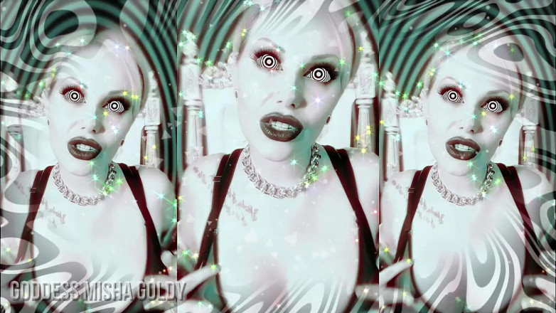 Goddess Misha Goldy: Spiralne przeprogramowanie! Jesteś moją bezmyślną tworem!