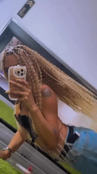 Beautiful Transsexual with Braids
