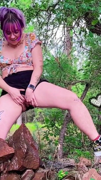 Pissing in Nature Is Always a Pleasure for This Kutie!