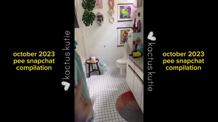 kactus kutie: 2023年10月おしっこコンピレーション