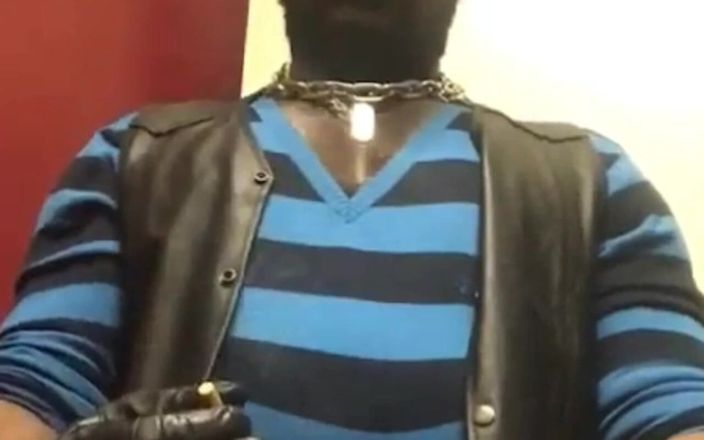 Black smoking muscle stepdad: Black Muscle Compilation Geared in Latex Leather Rubber &amp;amp; Denim