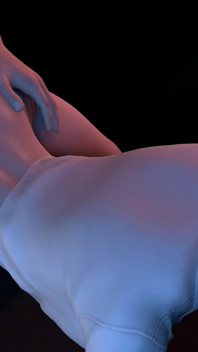 3D bbw Aziatische slet naakt haar enorme borsten vreemdgaan met grote lul