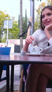 Exhibitionist Teen Shows Her Pussy on the Street. Sofia Smith Shows off and Fucks at Fakings