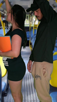 Student Humped and Fucked Inside the Bus in Public!
