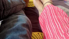 Novio indio - novia en romántico sexo en hotel