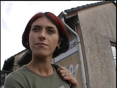 Lucky Wankerz: Hot redhead masturbating for her boy