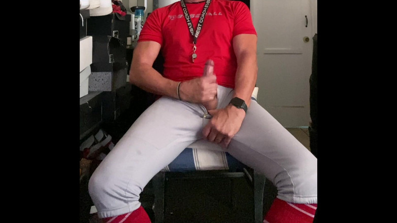 JockDad87: Home From Baseball Practice dan Jockdad87 Lagi Sange Berat