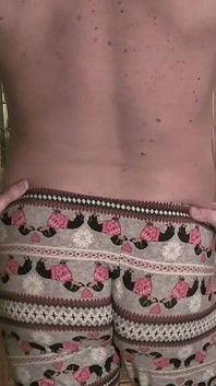 Transparante try-on afstand sexy kont