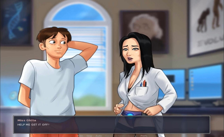 Hentai World: Saga letnia - nauczycielka nauki i jej pas cipki