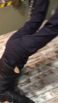 Military Man Catch Young Cop and Bondage Him in Bunker