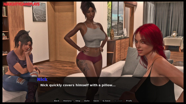 Naughty gameplays: Moja Dziewczyna Chce Trójkąta (część 01) Rogacz Route - Autor: Sieglinnde