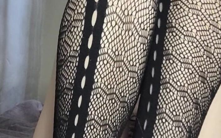 XieXie: Kaus kaki cosplay solo muncrat pakai vibrator sendirian sampai muncrat