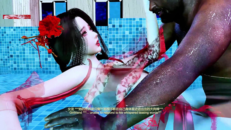 X Hentai: Süßes mädchen aus dem pool: protokoll mit großen möpsen initiiert -...
