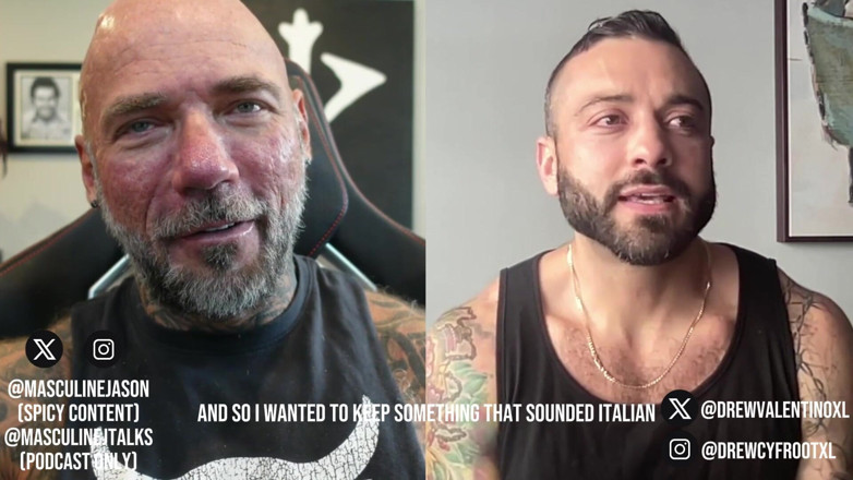 Raw and Uncensored with Masculine Jason: Porn Star Confessions - Drew Valentino (episode 208)