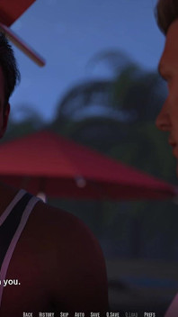 Dominos Beach 22 - Nikki zve Johna na její půlnoční párty po jeho vítězství při zkoušce záchranáře