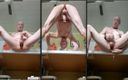 Janneman janneman: Exibicionista Aneros sexshow bondage masturbando ejaculação