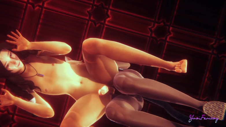 Yaoitube: Final fantasy yaoi - aerith femboy, наскільки глибоко буде твоя дупа?