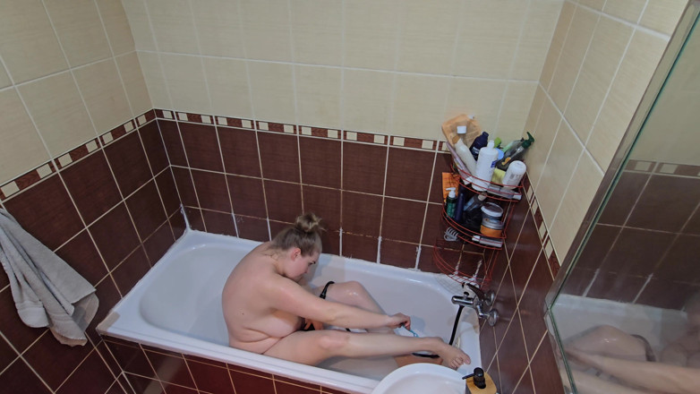 HNC Productions: My Chubby Wife’s Shower Routine - Shaving &amp; Feeling Fresh