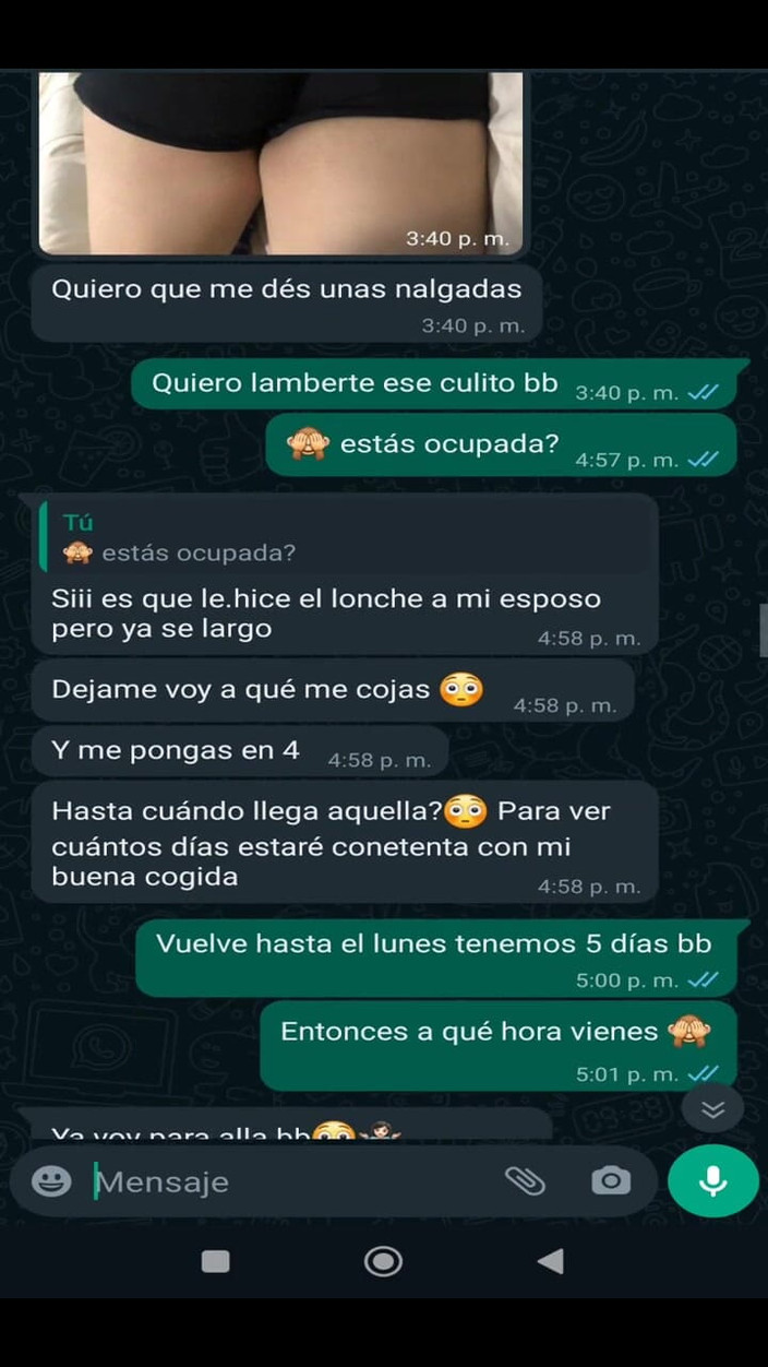 Mexicasero: Whatsapp 聊天与我的不忠邻居卖衣服