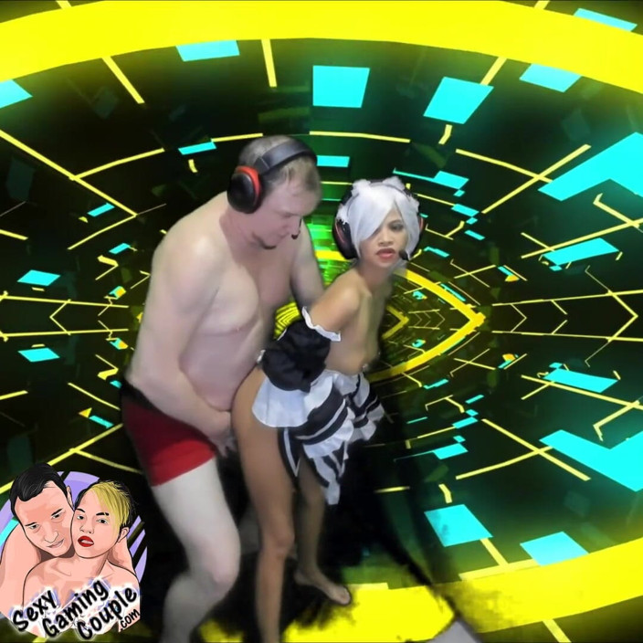 SexyGamingCouple: Šukání genshin impact cosplay dívka