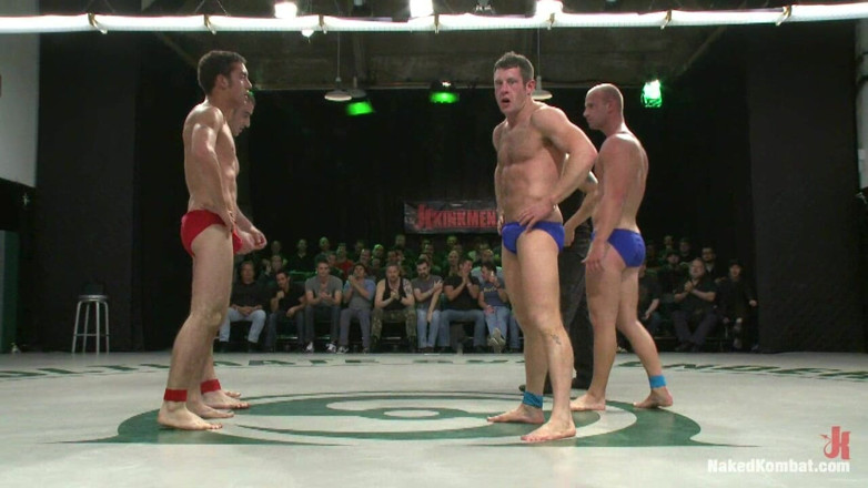 Naked Kombat: Spencer reed &amp;dj vs patrick rouge &amp; dean tucker live publikmatch