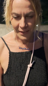 Blonde Slut Picked up at the Fair and Fucked in the Rain!!