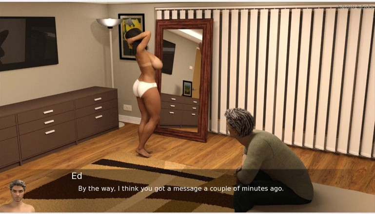 XXX Games Bunk: Project Hotwife - Gameplay - Husband Fucks Wife in Doggy Style and...