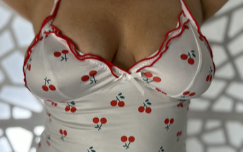 TabithaXXX: Toket dan pantat cherry lingerie besar memantul