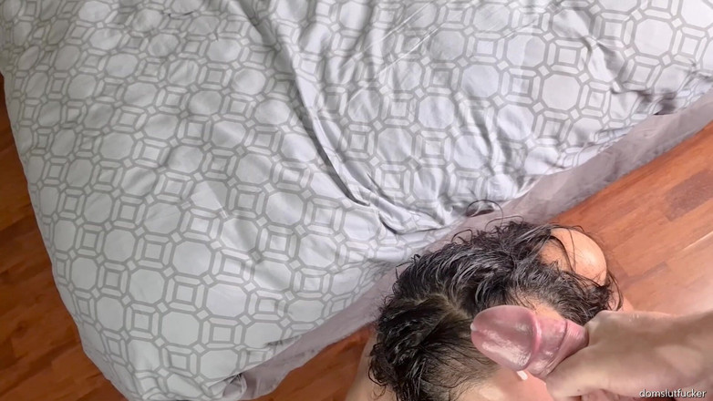 domslutfucker: Pov xuất tinh lên mặt, thổi kèn với mái tóc ướt át