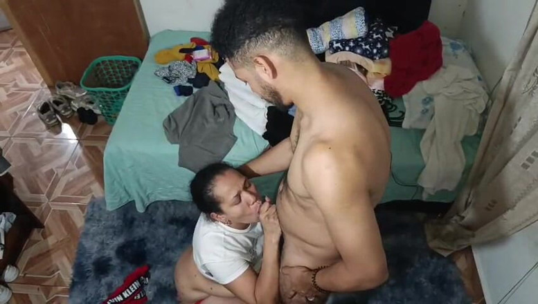 Ckmilkmam96: My Neighbor Sucks My Dick Until I Cum in Her...