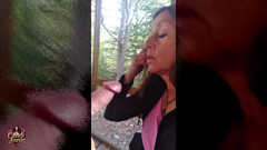 Candi Annie: Grande divertimento pov scopata nella foresta e ingoio di sperma -...