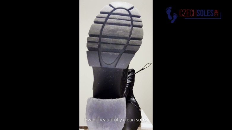Czech Soles - foot fetish content: Boots Domination with JOI Instructions, POV