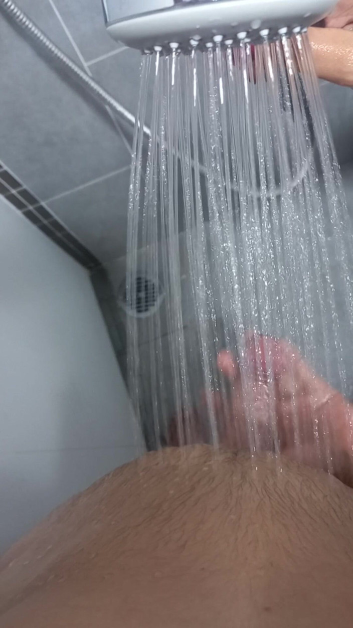Handjob Passion: Sinnliche Rote Nägel, Seifiger Dusche-handjob - Langsam Waschen, Rinsen &amp; Sperma in...