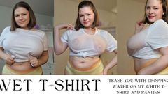 Tina Angel: Tease You with Dropping Water on My White T-shirt and...