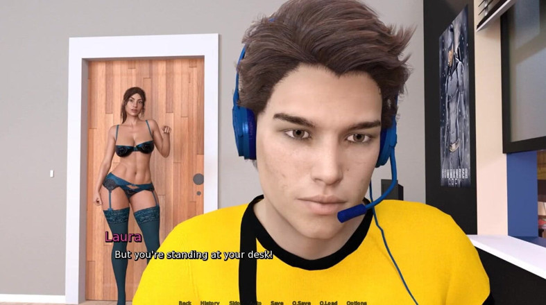 XXX Games Bunk: Laura lustful secret - gameplay - permainan peran - laura tanpa sadar mengekspos...