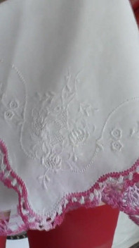Sniffing Vintage Handkerchiefs and JOI, Part 1, Lady Victoria Valente