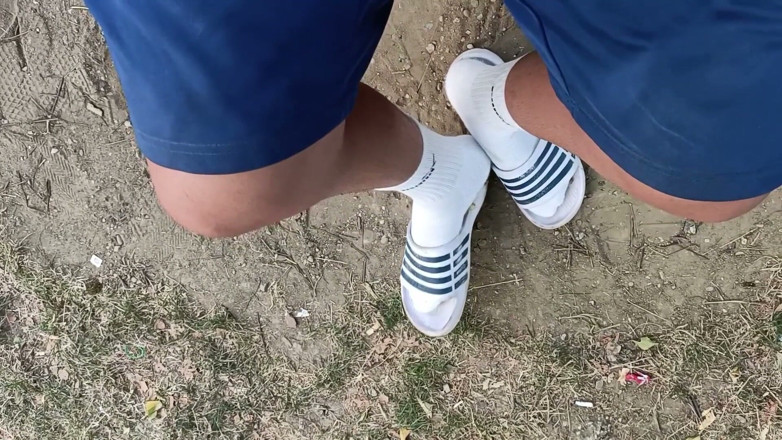 Idmir Sugary: Making Socks Dirty in Slides - Used Socks and Slides and...