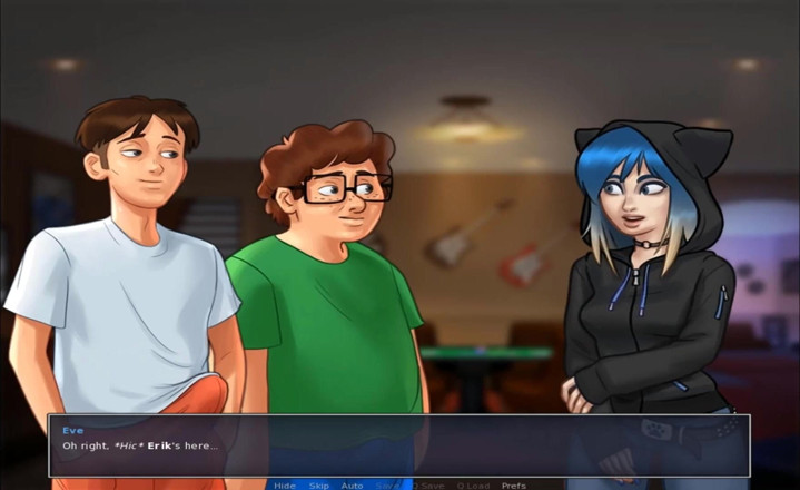 Hentai World: Saga de vară - petrecere la facultate cu țâțe mici ale Evei