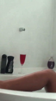 Ebony Babe Makes Him Lick Her Feet in The Bathtub