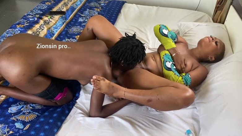Zion: Watch Beautiful African Lesbian Teen Suck and Finger Fuck Each...