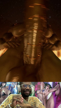 Big Huge Thicc Milky Ass Hard Cock Futa Orc Plops Her Cock All on Your Fucking Face